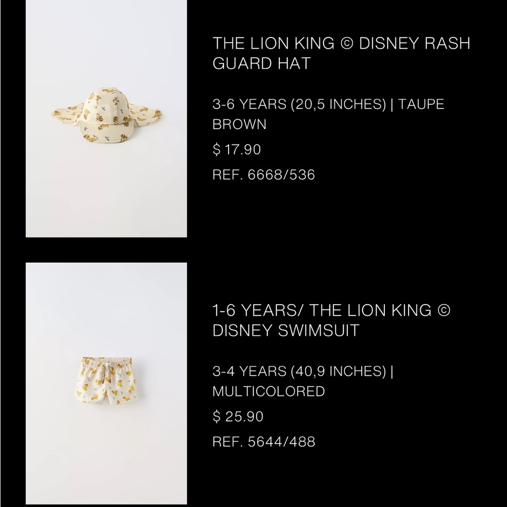 Boys Lion King Kids Swim Set - White and Yellow - Picture 6 of 7